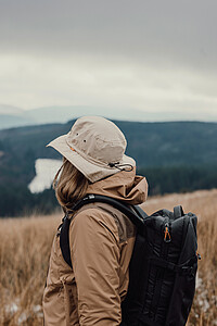 Nordic Drift Hat with UPF 50+ made from RCS, Beige