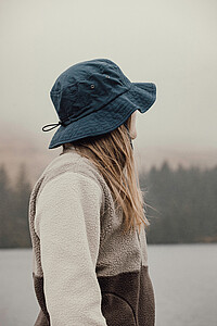 Nordic Drift Hat with UPF 50+ made from RCS, Navy Blue