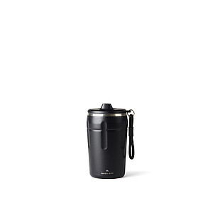 Nordic Drift Leakproof Coffee Tumbler 350 ml made from RCS, Black