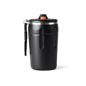 Nordic Drift Leakproof Coffee Tumbler 350 ml made from RCS, Black