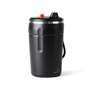 Nordic Drift Leakproof Coffee Tumbler 350 ml made from RCS, Black