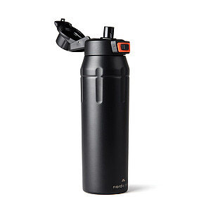 Nordic Drift Lockable Sports Thermos made from RCS 750 ml, Black