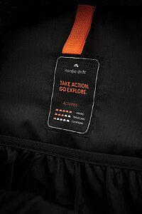 Nordic Drift RRL Backpack made from RCS, Black