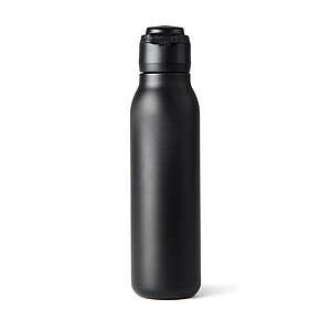 Nordic Drift Single-Wall Water Bottle 750 ml made from RCS, Black