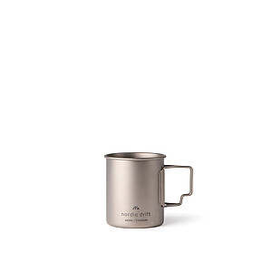 Nordic Drift Titanium Mug 450 ml, Silver