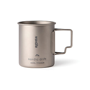 Nordic Drift Titanium Mug 450 ml, Silver
