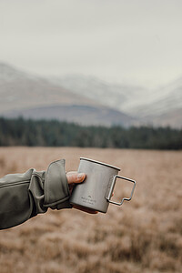 Nordic Drift Titanium Mug 450 ml, Silver