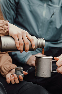 Nordic Drift Titanium Mug 450 ml, Silver