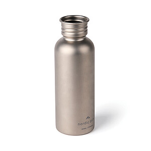 Nordic Drift Water Bottle 600 ml, Silver