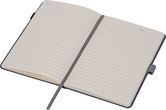 Notebook with 16 GB USB, dark grey