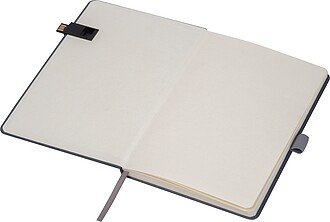 Notebook with 16 GB USB, dark grey
