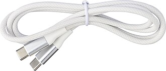 Nylon charging cable Jacob, black