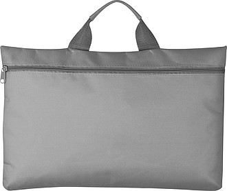 Nylon conference bag, grey