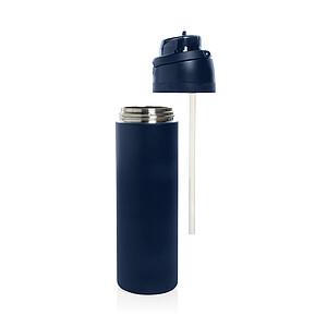 Omni Sip RCS certified re-steel lockable bottle 700ml, navy blue