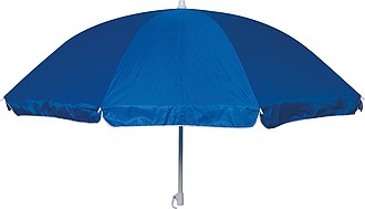 Parasol in a transparent bag, blue