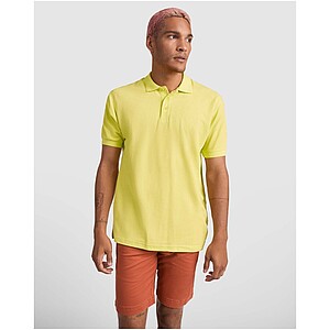 Pegaso Premium short sleeve mens polo, yellow
