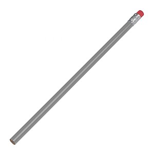 Pencil with rubber