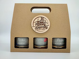 Pesto gift set - ash pesto, bear garlic pesto and dried tomato pesto