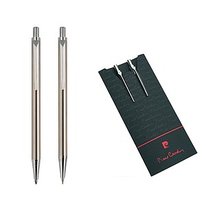 PIERRE CARDIN AMOUR SET Set of ballpoint pen and mechanical pencil, silver