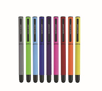 PIERRE CARDIN CELEBRATION SET Ballpoint pen and Roller, orange
