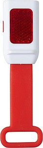 Plastic bicycle light with 4 LED lights