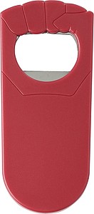 Plastic bottle opener