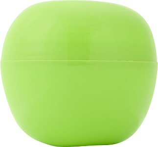 Plastic box for an apple.Pale green
