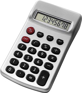 Plastic calculatorSilver