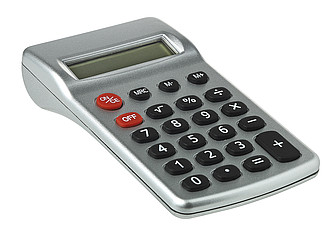 Plastic calculatorSilver
