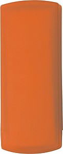 Plastic case with five plastersOrange