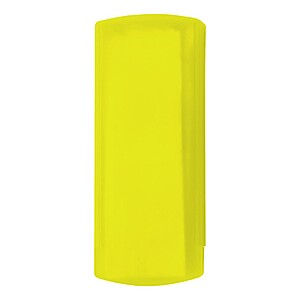Plastic case with five plastersYellow