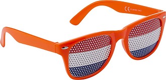 Plexiglass sunglasses with country flag