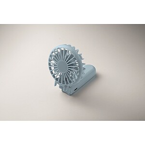 Portable foldable fan, baby blue