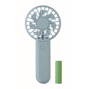 Portable foldable fan, baby blue