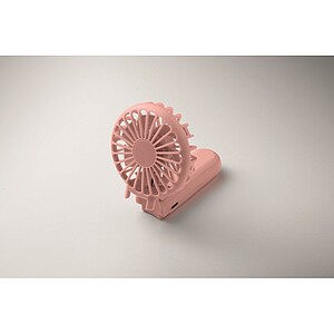 Portable foldable fan, baby pink
