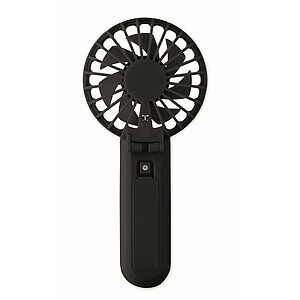 Portable foldable fan, black