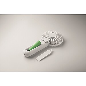 Portable foldable fan, white