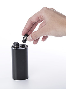 Power bank with two wireless earbuds. The Li-ion battery has a 4000 mAh capacity.