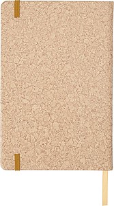 PU covered note book with cork print (A5)