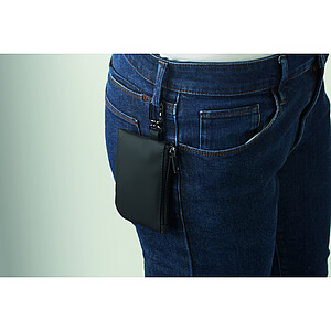 PU key case wallet w/carabiner