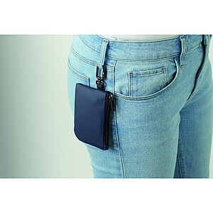 PU key case wallet w/carabiner
