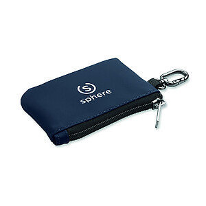 PU key case wallet w/carabiner