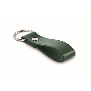 PU loop key ring, dark green
