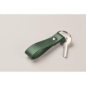 PU loop key ring, dark green