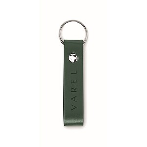 PU loop key ring, dark green