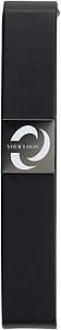 PU luxurious black pen case, suitable for one pen