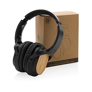 RCS and FSC® bamboo Elite Foldable wireless headphone