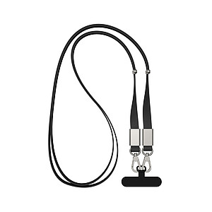 RCS Crossbody Lanyard made from Recycled PET, Black