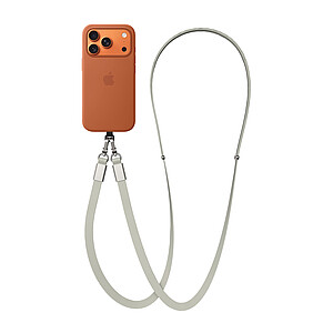 RCS Crossbody Lanyard made from Recycled PET, Grey