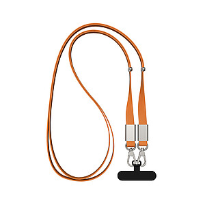 RCS Crossbody Lanyard made from Recycled PET, Orange